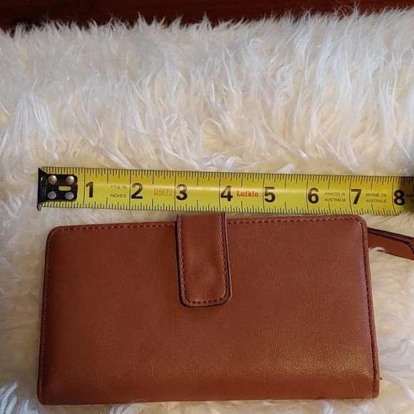 MIA & LUCA BROWN WALLET WITH COLOURED CARD SLOTS - Picture 6 of 8